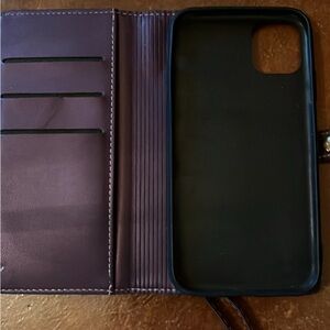 Stylish Purple Phone Wallet Case